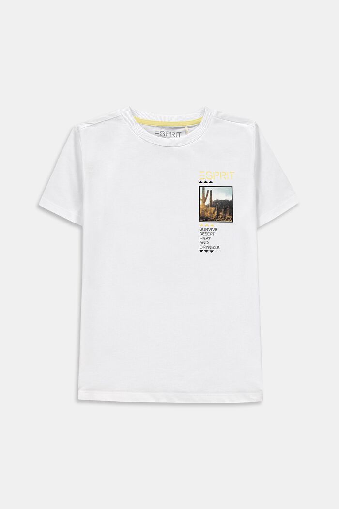 Camiseta oversize con estampado fotográfico, 100 % algodón