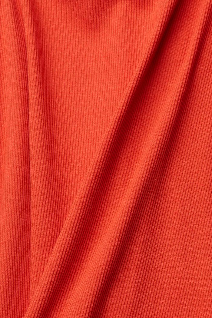 Top de tirantes con tira de encaje, ORANGE RED, detail image number 1