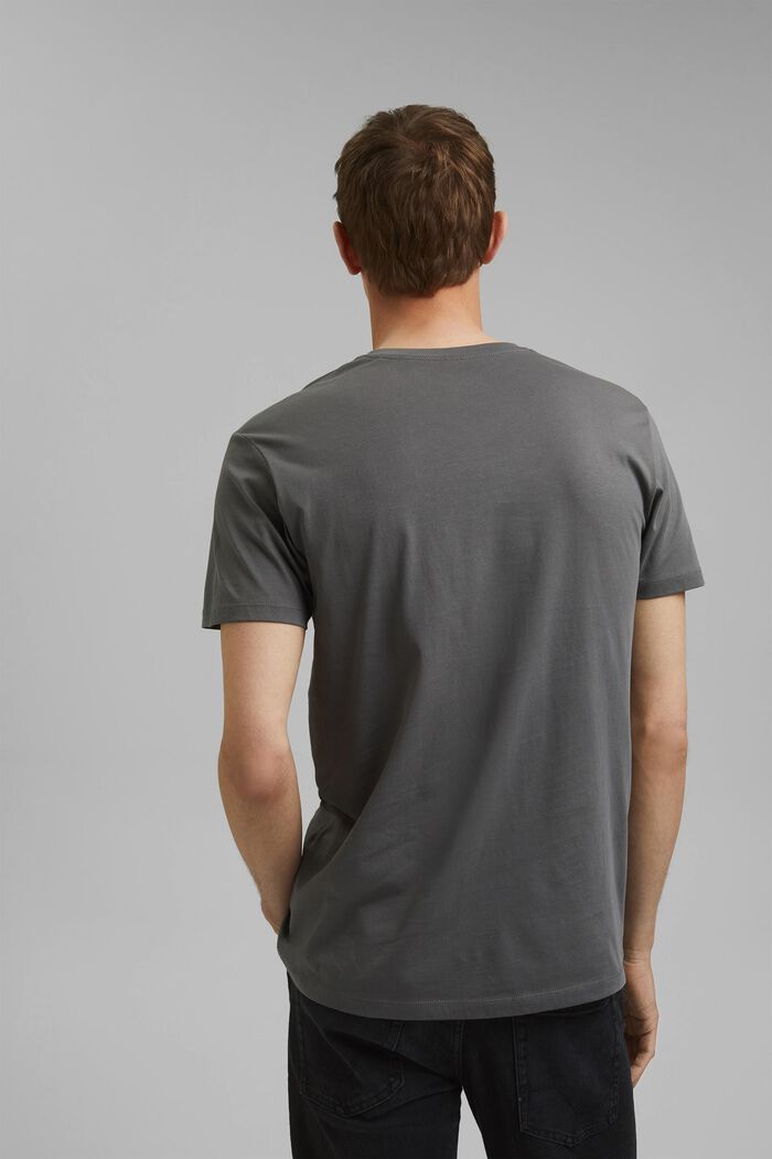 Camiseta de jersey en 100% algodón, DARK GREY, detail image number 3