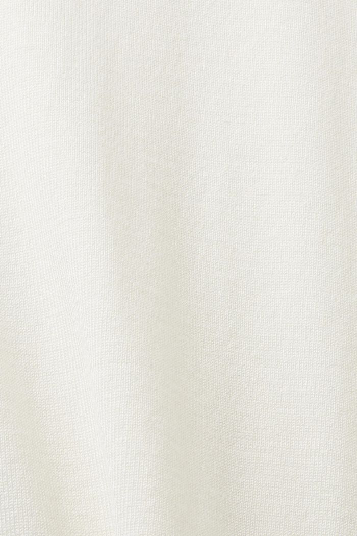 Jersey de cuello alto, LENZING™ ECOVERO™, OFF WHITE, detail image number 5