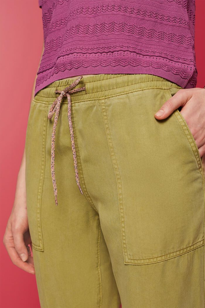Pantalón con la cintura elástica, PISTACHIO GREEN, detail image number 2