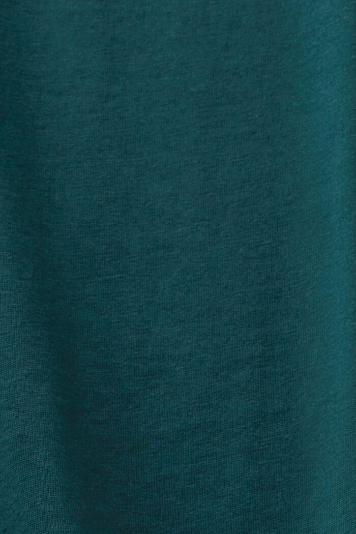 Camiseta con cuello redondo, EMERALD GREEN, detail image number 5