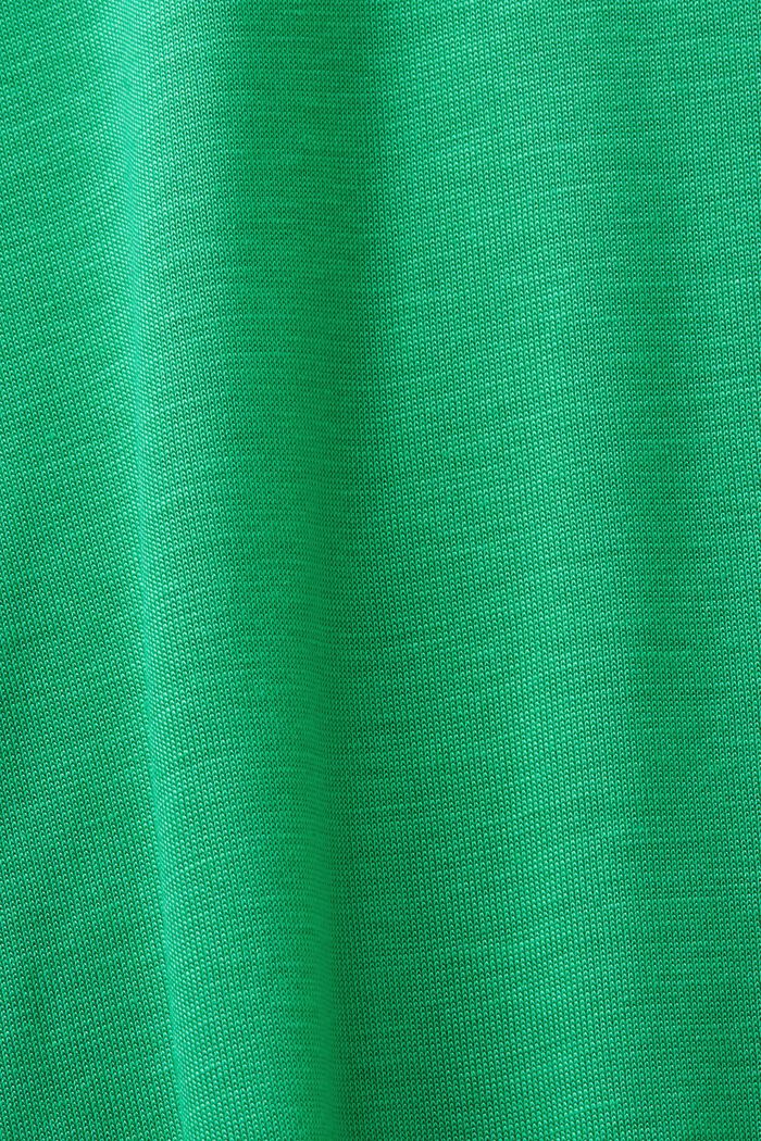 Camiseta de manga larga en tejido jersey, GREEN, detail image number 5