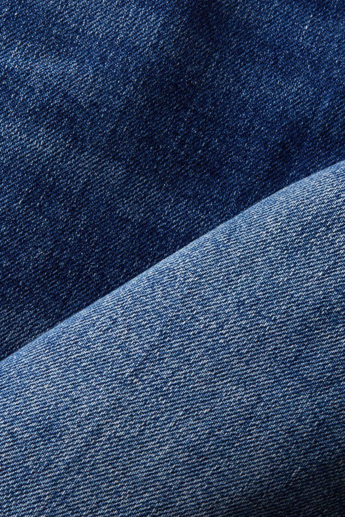 Jeans mid-rise straight fit, BLUE MEDIUM WASHED, detail image number 5
