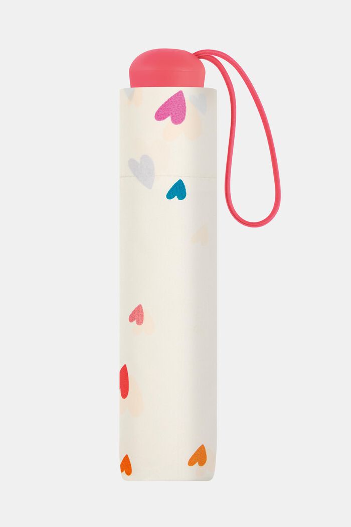 Miniparaguas infantil con corazones, ONE COLOR, detail image number 1
