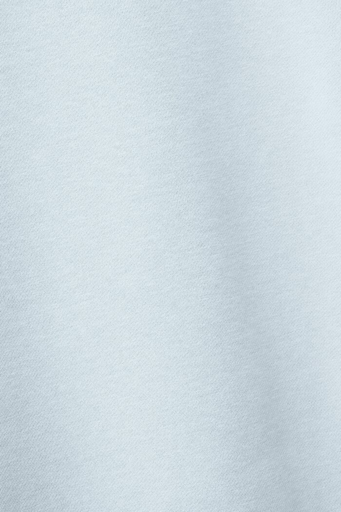 Sudadera unisex de felpa de algodón con logotipo, PASTEL BLUE, detail image number 7