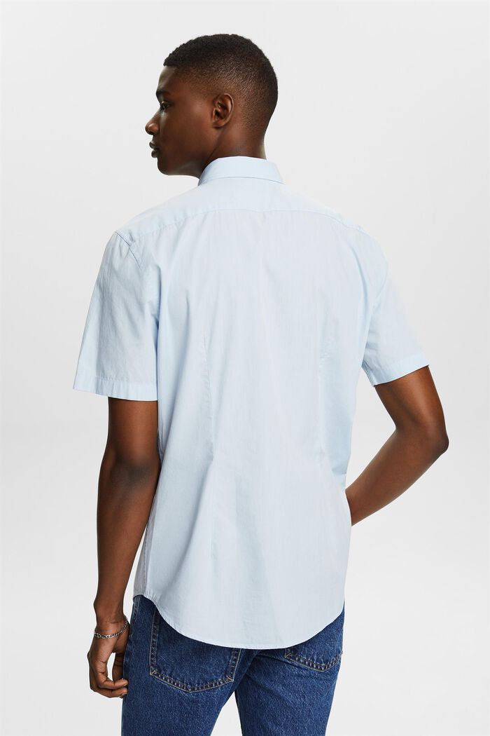 Camiseta de manga corta de algodón popelina, LIGHT BLUE, detail image number 2