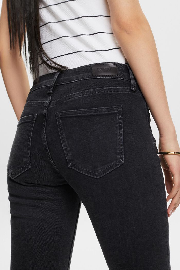 Jeans mid-rise skinny, BLACK RINSE, detail image number 3