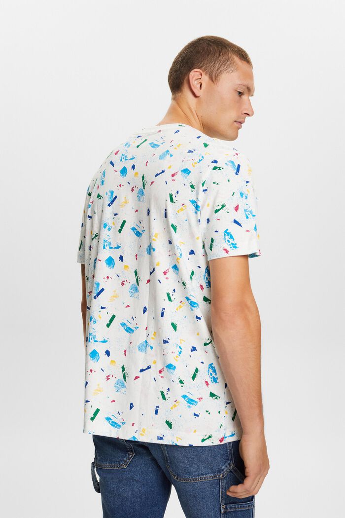Camiseta de algodón con estampado allover, ICE, detail image number 3