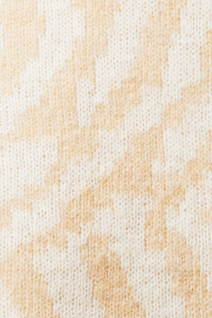 Jersey de jacquard abstracto, DUSTY NUDE, detail image number 6