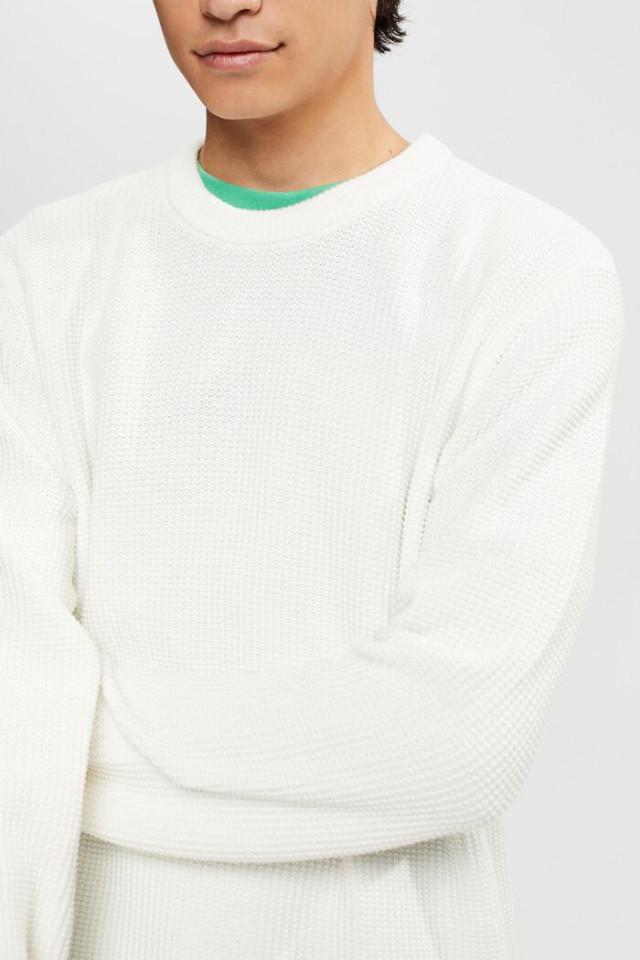 Jersey de algodón puro, OFF WHITE, detail image number 2