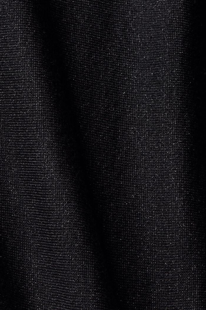 Jersey con tejido brillante, LENZING™ ECOVERO™, BLACK, detail image number 1