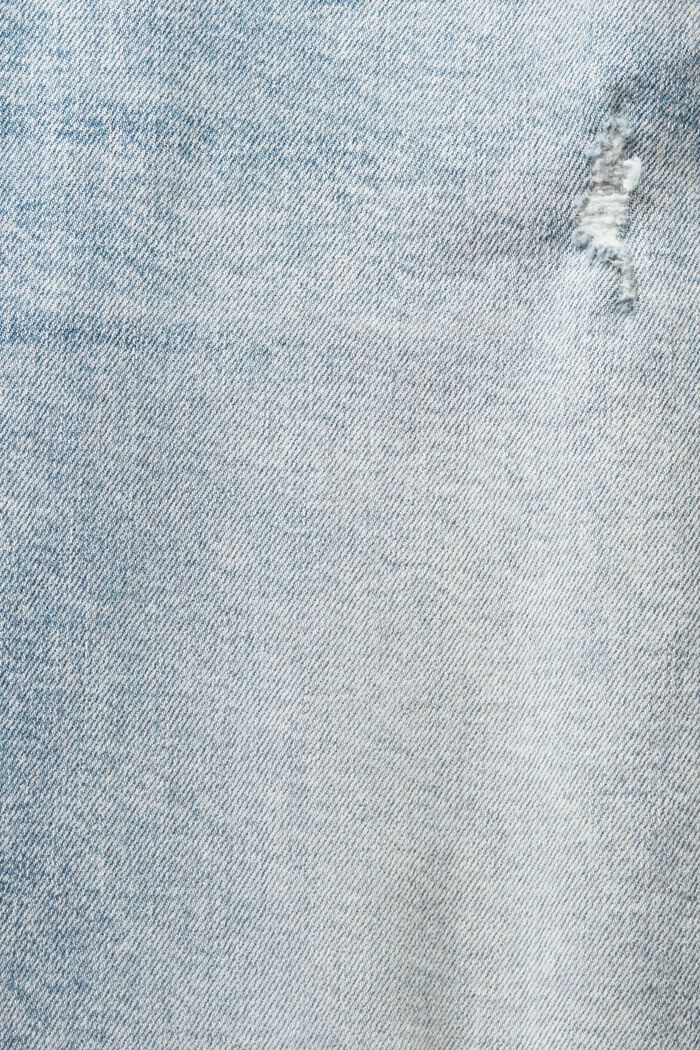 Jeans mid-rise straight fit, BLUE LIGHT WASHED, detail image number 5