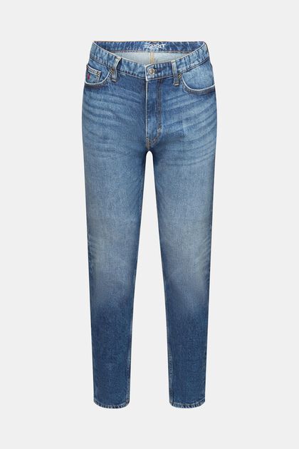 Jeans mid rise regular tapered fit