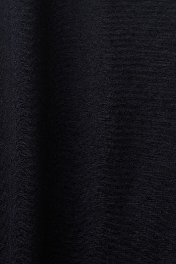 Camiseta con cuello redondo, BLACK, detail image number 4
