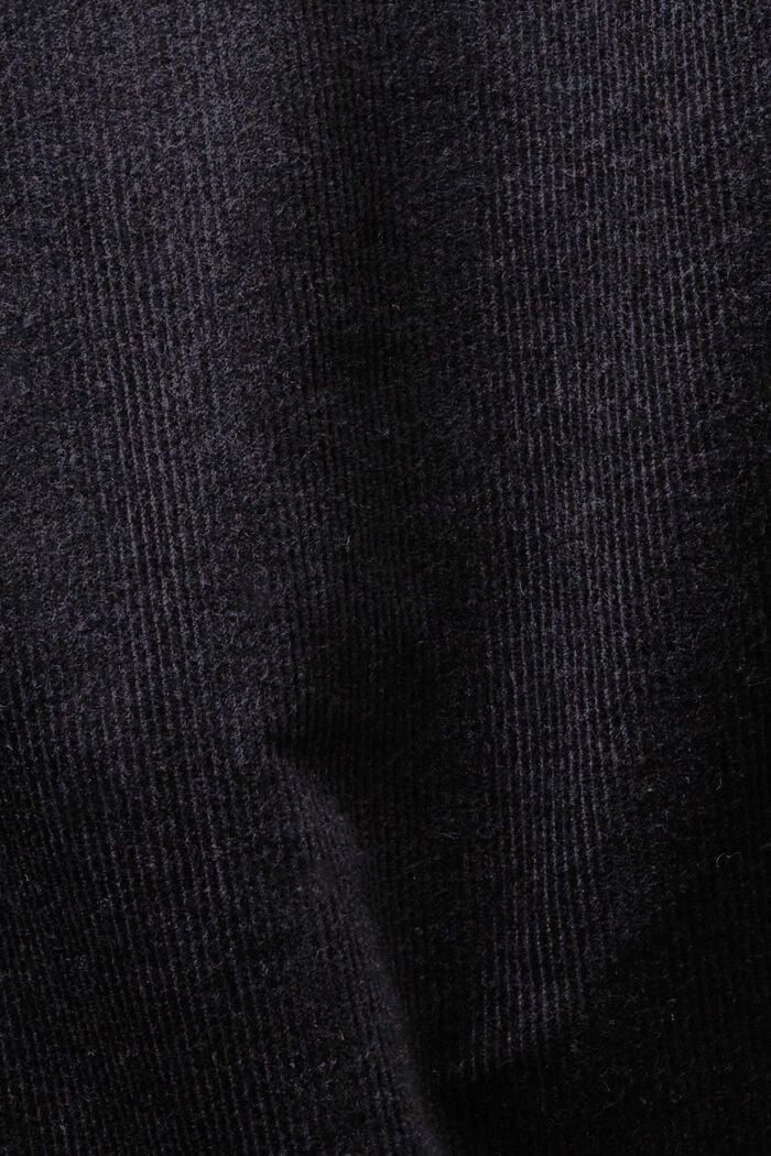 Pantalón de pana de corte recto, BLACK, detail image number 6