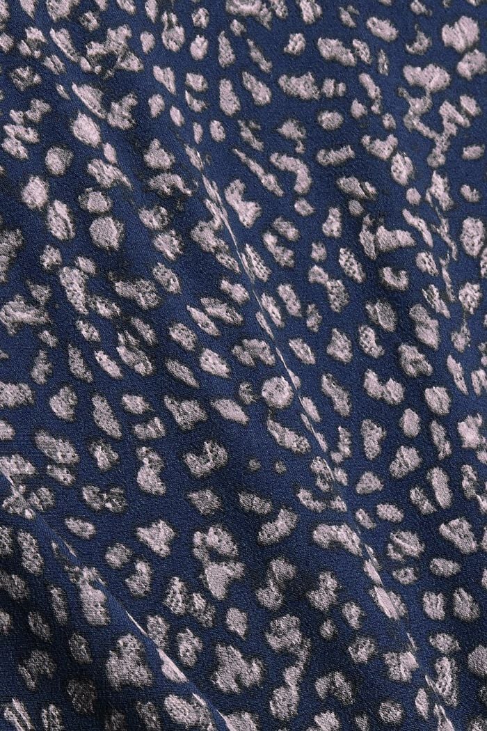 Blusa con estampado, LENZING™ ECOVERO™, DARK BLUE, detail image number 4