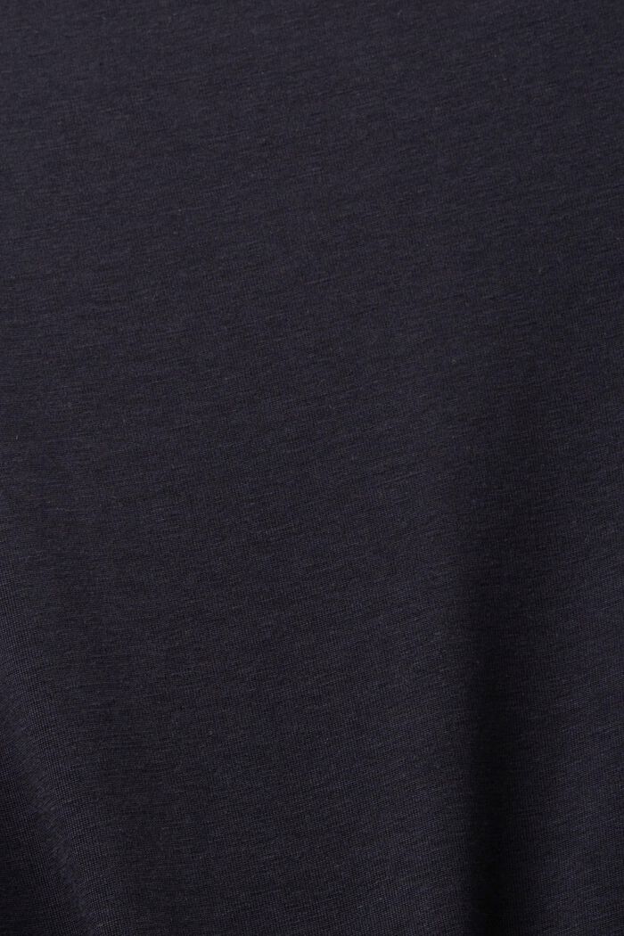 Camiseta de manga larga con cuello redondo, BLACK, detail image number 5