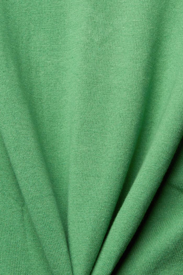 Jersey con cuello en pico, GREEN, detail image number 4