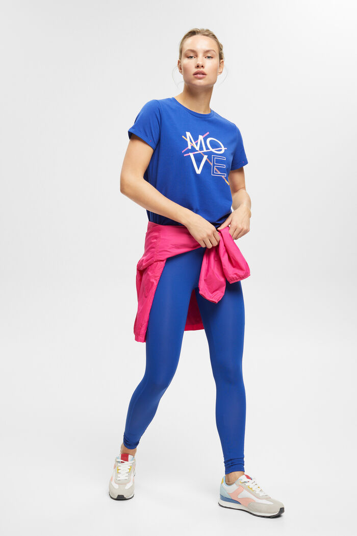 Camiseta deportiva de algodón, BRIGHT BLUE, detail image number 1