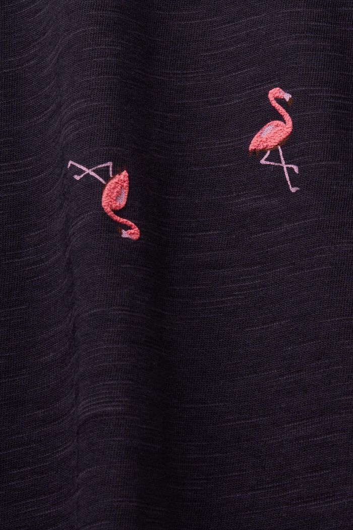 Camiseta con estampado allover, 100% algodón, NAVY, detail image number 5