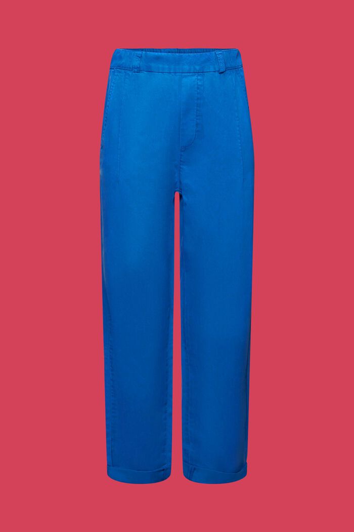 Pantalones chinos cropped, BRIGHT BLUE, detail image number 7