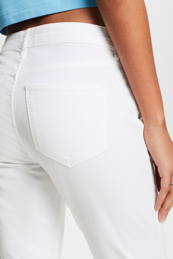 Pantalones capri, WHITE, detail image number 3