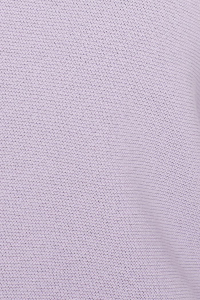 Jersey de punto en 100% algodón ecológico, LILAC, detail image number 1
