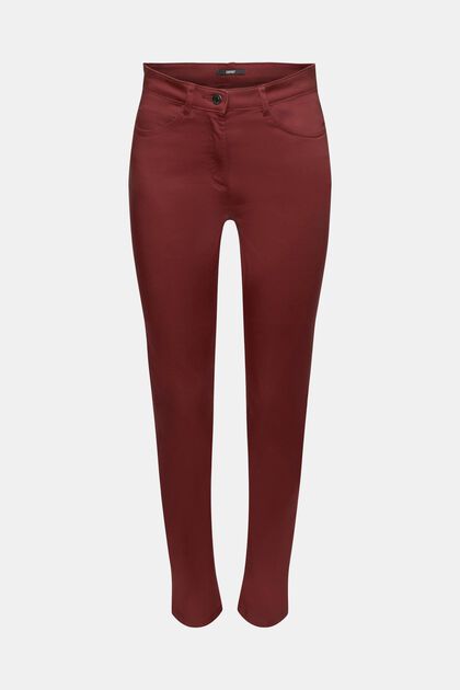 Pantalones chinos, BORDEAUX RED, overview