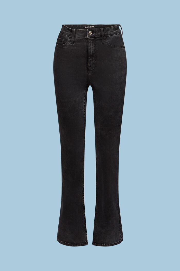 Jeans ultra high rise, BLACK DARK WASHED, detail image number 6