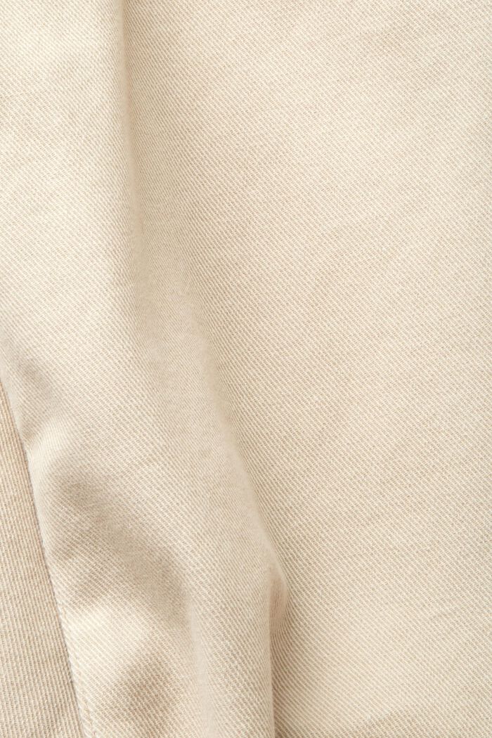Camisa vaquera de manga corta, SAND, detail image number 5