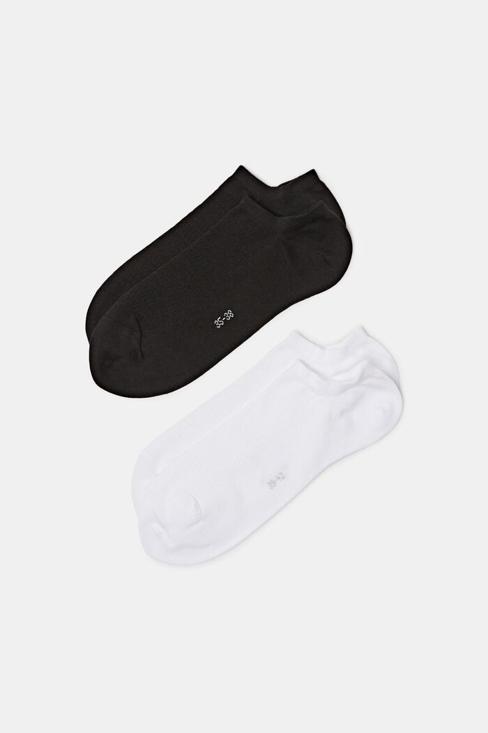 Pack de 2 pares de calcetines para deportivas, BLACK/WHITE, detail image number 0