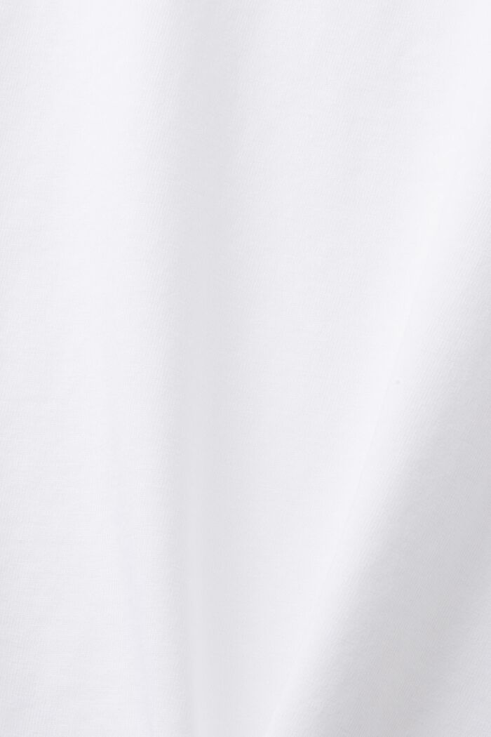 Camiseta de manga larga de jersey, 100% algodón, WHITE, detail image number 5