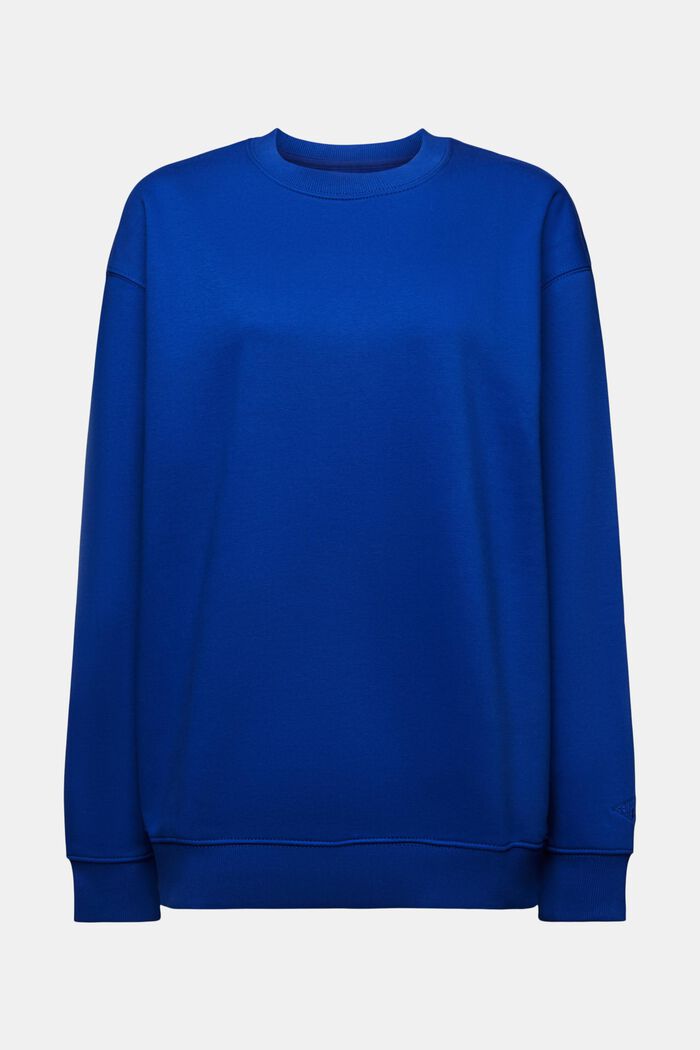 Sudadera estilo jersey confeccionada en una mezcla de algodón, BRIGHT BLUE, detail image number 6