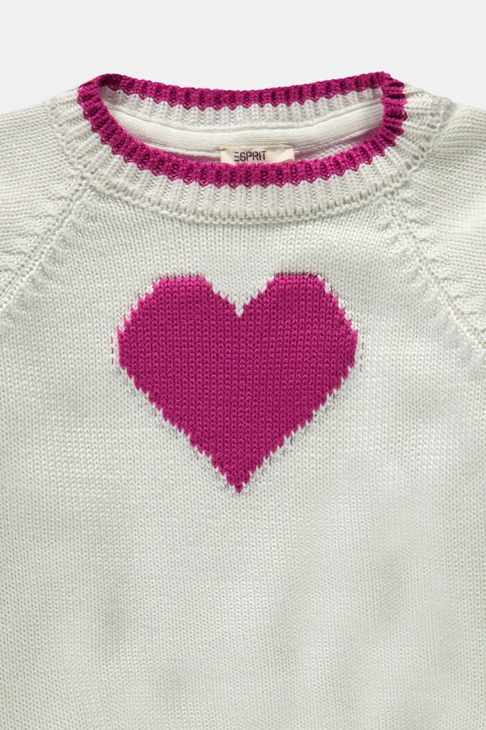 Jersey con diseño de corazón, DUSTY NUDE, detail image number 2