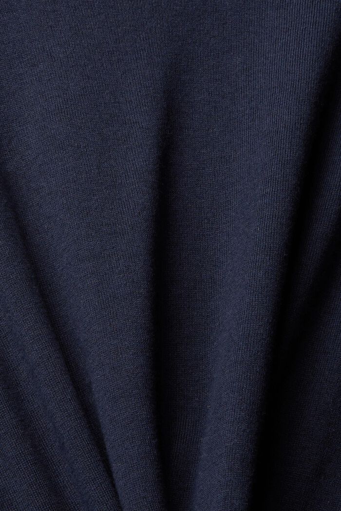 Jersey bicolor, NAVY, detail image number 5
