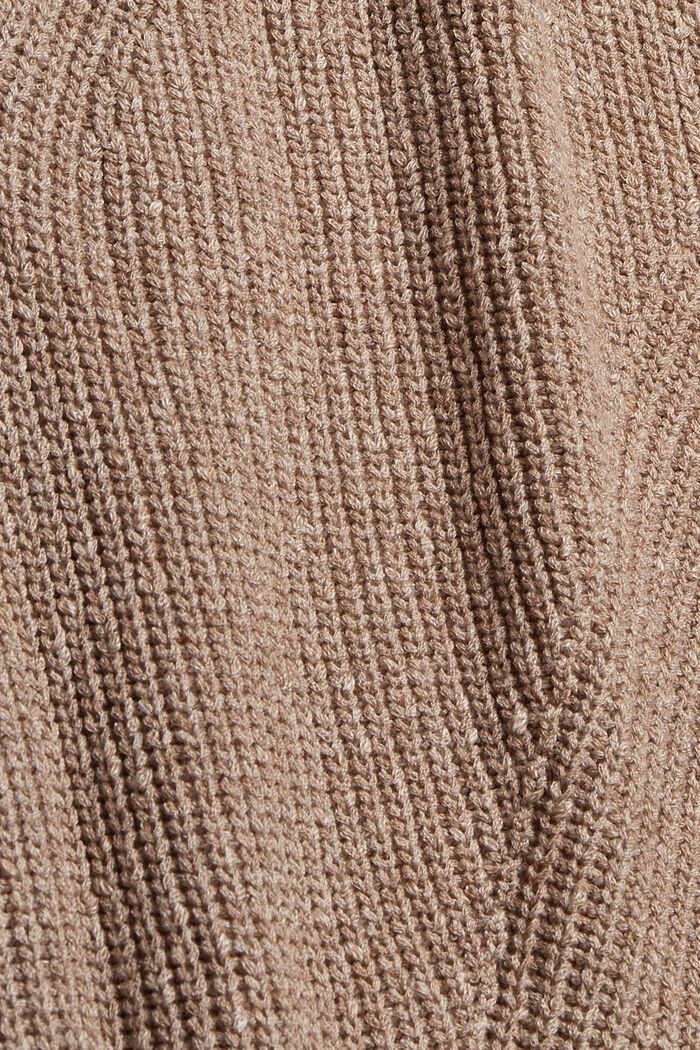 Chaleco de mezcla de algodón, TAUPE, detail image number 4