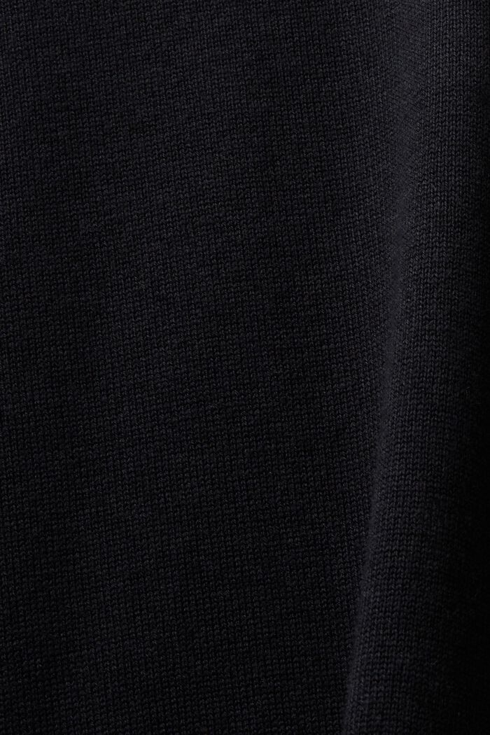 Jersey de punto con cuello redondo, ANTHRACITE, detail image number 5