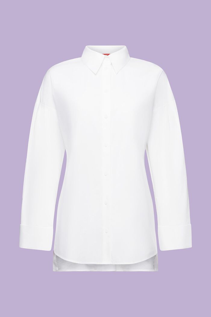 Blusa camisera oversize, WHITE, detail image number 6