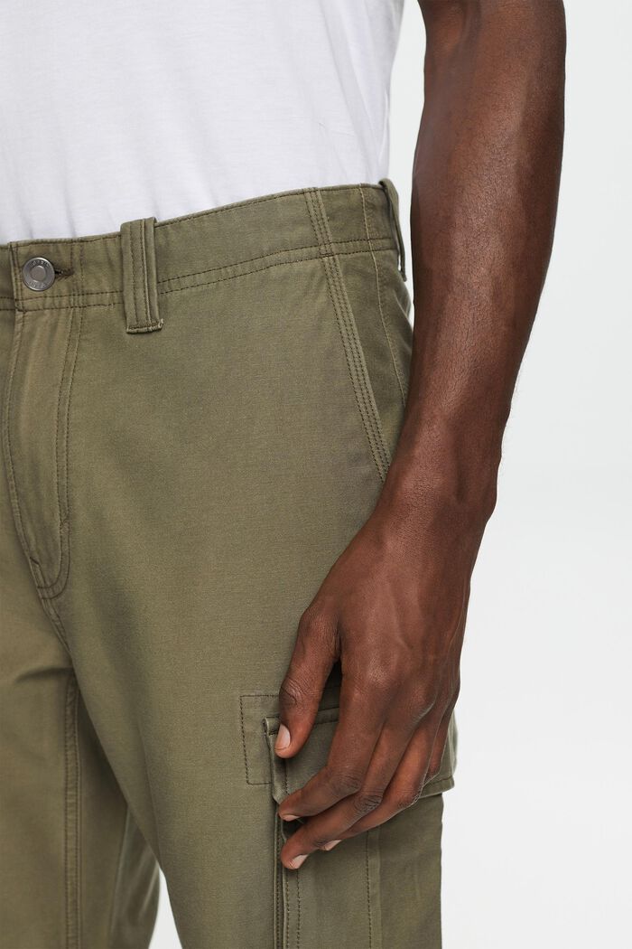 Pantalones cargo de algodón, KHAKI GREEN, detail image number 2