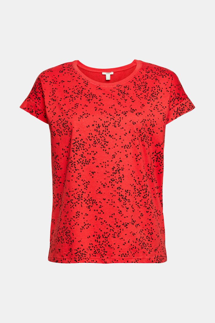 Camiseta con estampado, 100% algodón, RED, detail image number 2
