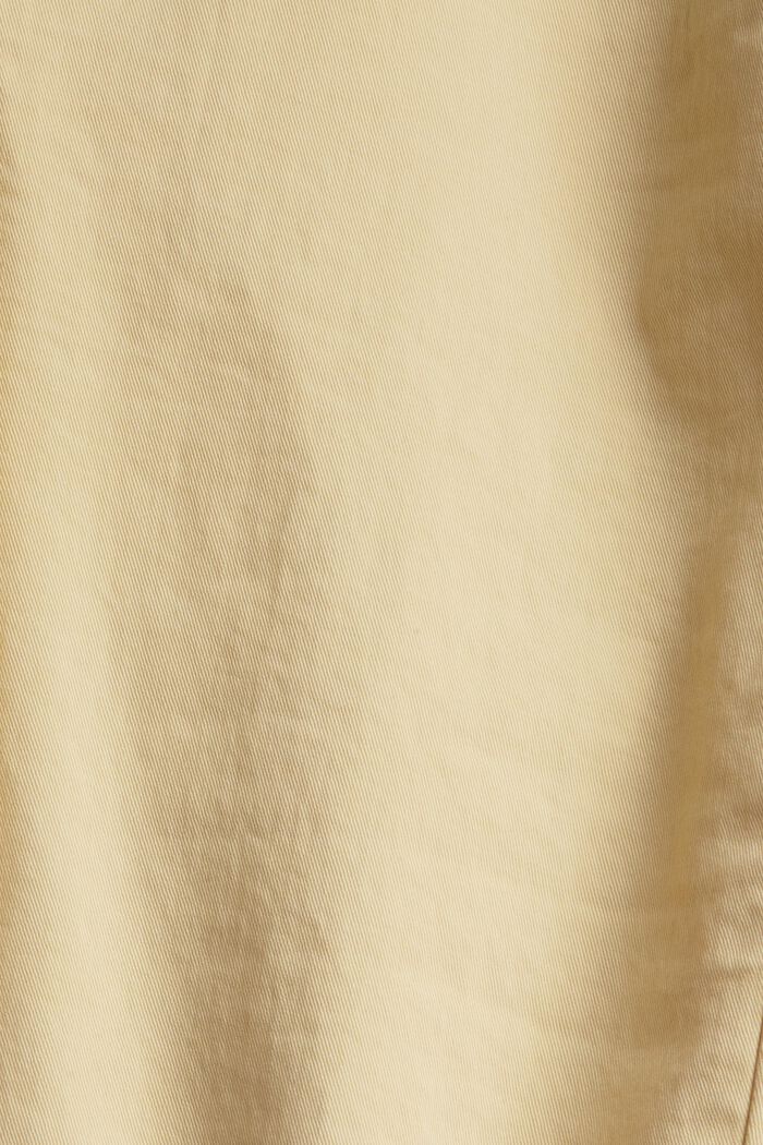 Pantalón elástico de algodón, PASTEL YELLOW, detail image number 4