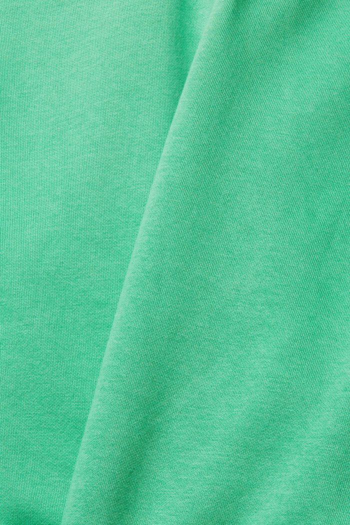 Sudadera con capucha confeccionada en una mezcla de algodón ecológico, GREEN, detail image number 6