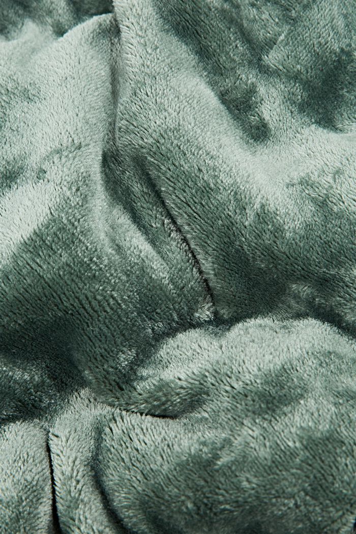 Plaid de forro polar, DARK GREEN, detail image number 2