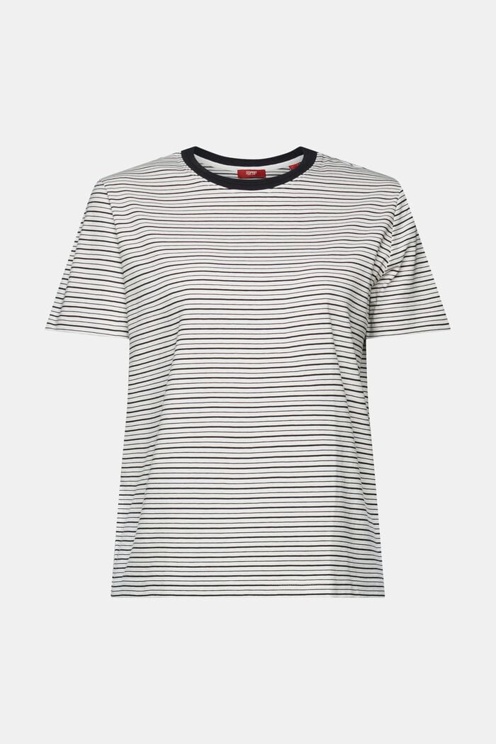 Camiseta a rayas, 100% algodón, OFF WHITE, detail image number 6