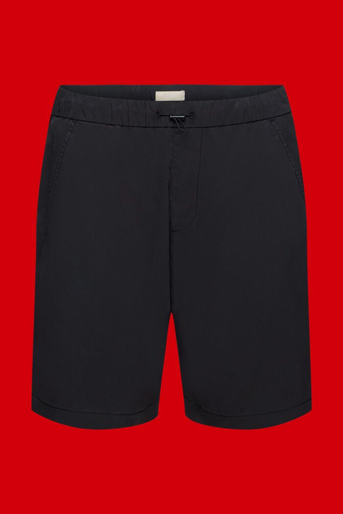 Pantalones cortos con lavado ligero, BLACK, detail image number 6