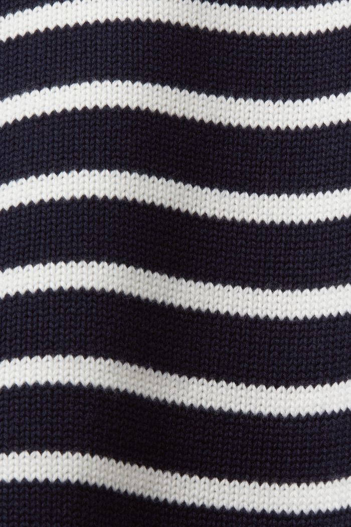 Jersey a rayas, 100% algodón, NAVY, detail image number 5