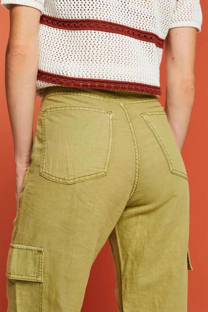 Pants woven, PISTACHIO GREEN, detail image number 2