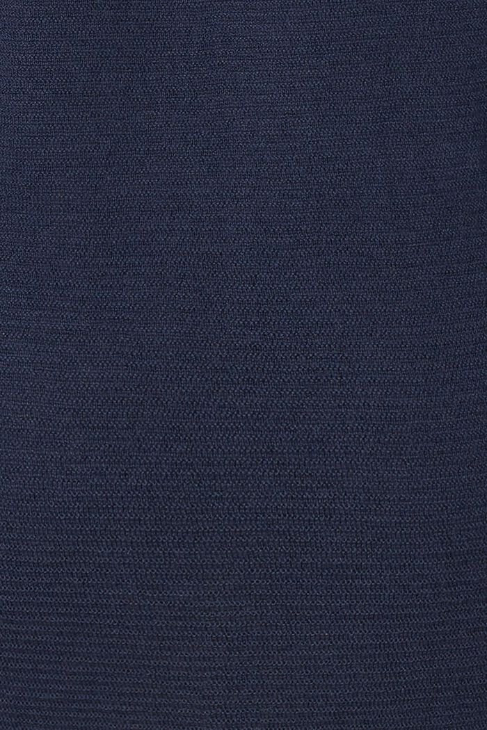 Jersey con cuello en pico, DARK BLUE, detail image number 3