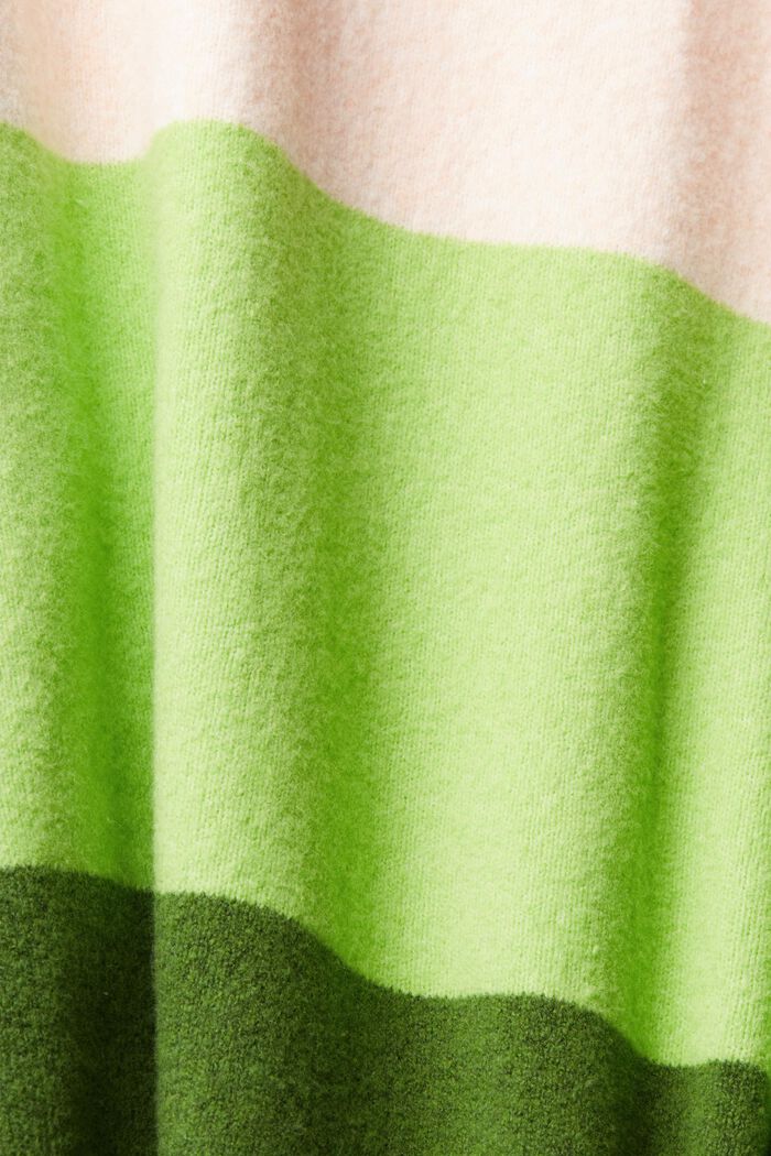 Jersey de punto con rayas, CITRUS GREEN, detail image number 4